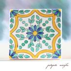 ショッピングモロッコ チュニジアタイル 1C2 手描き タイル S チュニジア モロッコ テラコッタ