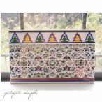 ショッピングモロッコ モロッコタイル ラージ カラフル Ｒ タイル モロッコ テラコッタ