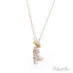 ショッピングうさぎ パルナートポック 送料無料 クローバーピクニック (SV) ネックレス アクセサリー ペンダント うさぎ ウサギ ラビット 雑貨 小物