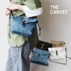 フラップポーチ バッグ かばん ポーチ 肩掛け 本革 キャンバス コットン 日本 無地 メンズ レディース THE CANVET