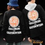 LURES CHEMIST 長袖 クルーネック Tシャツ メンズ レディース コットン 16番単双糸スーパー度詰め天竺 12オンス バック プリント