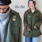 シャツ 長袖 メンズ レディース 古着 リメイク 刺繍 ゆったり 大きいサイズ カジュアル ヴィンテージ PATY パティ