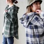 ショッピング綿100 シャツ フード付き シャツ シャツパーカー 7分袖 レディース お尻隠れる すっきり クレイジー 配色 ストライプ 綿100％ パティ