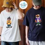 Ｔシャツ 半袖 メンズ レディース クルーネック 接触冷感 涼しい 通気性 綿100 コットン アニマル サガラ 刺繍 大きいサイズ パティ