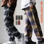 ショッピングから KRIFF MAYER クリフメイヤー パンツ シェフパンツ ワイド テーパード メンズ レディース チェック柄 綿100 ウエストゴム ゆったり パティ