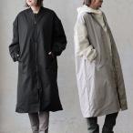 MA-1 ロング丈 ブルゾン ミリタリー レディース ナイロン ポリエステル 中綿 軽い 暖かい 袖リブ 配色 大きいサイズ 体型カバー パティ le colis ルコリ