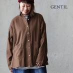 シャツ 長袖 レディース 綿100 コットン ドビーツイル ポケット 軽い 伸縮性 大きいサイズ 体型カバー 着痩せ カジュアル 秋 冬 春 パティ GENTIL ジャンティ