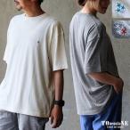 tシャツ 半袖 メンズ レディース 夏 ワイド 着痩せ ワンポイント 星 刺 バックプリント しっかり 丈夫 パティ TOneontoNE トーン (メール便50)