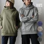 パーカー タートル メンズ レディース 長袖 裏起毛 USAコットン 綿100 ハイネック レイヤードネック ポケット リブ 防寒 保温 冬 パティ OAR'S OAR’S オールズ