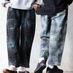  брюки широкий конический женский общий рисунок в клетку neitib хлопок 100 хлопок талия резина большой размер body type покрытие шпаклевка .