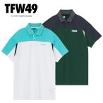TFW49 junhashimoto SIDE MESH POLO メンズ ポロシャツ 半袖ポロ ゴルフ ゴルフウェア サイドメッシュ 吸水速乾 UVカット 通気性 M/L 送料無料 T102410011