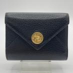 Chlo= Chloe три складывать кошелек маленький toli складной черный CH25SP543 O93 001 черный серый n кожа производства Envelope