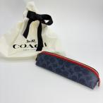 [ не использовался товар ] COACH Coach авторучка порог двери кейс * signature парусина CZ206 пенал кисть коробка ломбард * утилизация mart . часть магазин 