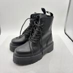 [ прекрасный товар ] Dr. Martens JADON MONO толщина низ 8 отверстий сапоги UK3 (22.0~22.5cm соответствует ) чёрный черный Dr. Martens утилизация mart . часть магазин 