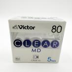  нераспечатанный Victor Victor MD-80QX5 запись для MD Mini диск 80 минут 5 листов упаковка CLEAR MiniDisc