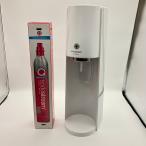 ソーダストリーム E-TERRA E-テラ 炭酸水メーカー ホワイト ガスシリンダー付き ボトル・電源コードなし リサイクルマート宇部店