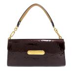 ショッピングヴェルニ [中古] ルイヴィトン ヴェルニ サンセット・ブルーバード アマラント M93542 セミショルダーバッグ ハンドバッグ クラッチバッグ 肩掛け LV