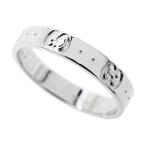 [中古] グッチ アイコン スリム リング #18刻印 実寸17号位 K18WG ホワイトゴールド 660070 J8502 9000 GGロゴ ICON GUCCI