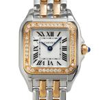 [中古] カルティエ パンテール ドゥ カルティエ SM W3PN0006 クォーツ SS K18ピンクゴールド コンビ ダイヤモンド スモールモデル Cartier