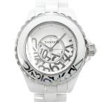 [中古] シャネル J12 グラフィティ 世界限定1200本 H5239 クォーツ セラミック ステンレススチール ホワイト 白文字盤 磨き済 33mm CHANEL