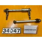 [ бесплатная доставка!!][ABM 34047]@ Yamaha YAMAHA YBR125G передний задний мост регулировщик цепи ржавчина есть 