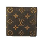ルイヴィトン 二つ折り財布 M61675 マルコ 小銭入れ付き モノグラム 二つ折り財布 LOUIS VUITTON ブラウン ユニセックス 中古