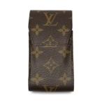  Louis * Vuitton футляр для карточек M63024 монограмма сигарета кейс LOUIS VUITTON Brown унисекс б/у 
