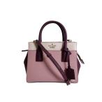 ケイトスペード ハンドバッグ ショルダーバッグ キャメロンストリート キャンダス 2WAYバッグ Kate Spade パープル レディース 中古