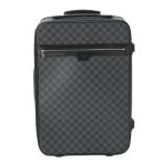  Louis Vuitton дорожная сумка N23299pe газ 55 Damier с роликами . дорожная сумка LOUIS VUITTON серый унисекс б/у 