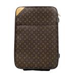  Louis Vuitton дорожная сумка M23294pe газ 55 монограмма с роликами . дорожная сумка LOUIS VUITTON Brown унисекс б/у 
