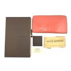 ルイヴィトン 長財布 M93202 ジッピーウォレット ヴェルニ ラウンドファスナー LOUIS VUITTON ローズリッチ レディース 中古