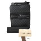 Louis Vuitton дорожная сумка N23300pe газ 55 Damier с роликами . дорожная сумка LOUIS VUITTON серый унисекс б/у 