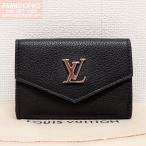 ショッピングルイヴィトン ルイヴィトン LOUIS VUITTON ポルトフォイユ・ロックミニ M63921 RFID ノワール レザー 極美品 [質イコー]