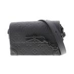 [ б/у ] LOUIS VUITTON ( Louis Vuitton )s чай ma-* переносной бумажник плечо / сумка "почтальонка" Monogram Taurillon Black M81746 used:A