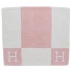 [ б/у ] HERMES ( Hermes )ava long полотенце для лица rose * сирень розовый хлопок Pink H102193M 02 unused:S