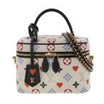 [ последнее снижение цены ][ прекрасный товар ] LOUIS VUITTON ( Louis Vuitton ) vanity PM монограмма игра on сумка плечо / сумка "почтальонка" White[ROR]