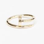 CARTIER カルティエ ジュスト アン クル リング SM 750YG 指輪 B42259 48 K18イエローゴールド  レディース 中古