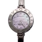 BVLGARI ブルガリ B-ZEROバングルウォッチ 12PMOP 腕時計 BZ22S ステンレススチール シルバー レディース 中古