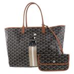 ショッピングゴヤール GOYARD ゴヤール サンルイ PM トートバッグ マーカージュ STLOUIPMLTY レディース キャンバス ブラック ブラウン レディース 中古