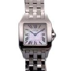 CARTIER カルティエ サントス ドゥモワゼル SM Pink MO P 腕時計 W25075Z5 ステンレススチール シルバー レディース 中古