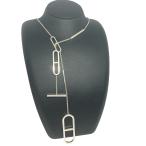 HERMES エルメス エヴァー シェーヌダンクル ロングネックレス シルバー925 シルバー ユニセックス 中古