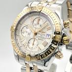BREITLING ブライトリング クロノマット エボリューション 腕時計 C13356 ステンレス ピンクゴールド ホワイト メンズ 中古