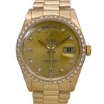 ROLEX ロレックス デイデイト DAY DATE 8Pダイヤ 2Pバケットダイヤ K18YGイエローゴールド  R番 腕時計 18348A K18イエローゴールド 中古