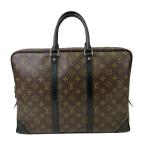  Louis Vuitton монограмма мака sa-poruto при . man Voyage портфель M40225 женский кожа Brown б/у 