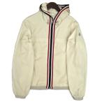 MONCLER モンクレール ANTON アントン ウィンドブレーカー トリコロール ナイロンジャケット C10914163205 メンズ XL アイボリー 中古