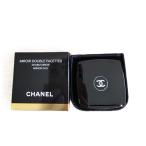 CHANEL Chanel miro world u-brufa комплект compact зеркало черный здесь Mark ручное зеркало * compact черный женский б/у 