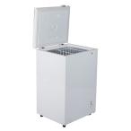 ショッピング冷凍庫 マクスゼン 99L 上開き 冷凍庫 JF100ML01WH ホワイト