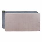 ショッピングホットカーペットカバー 広電 ホットカーペット 約1畳 フランネル素材カバー 畳んで収納可能 VWU101H-CMN グレージュ 無地 電気カーペット カバーセット