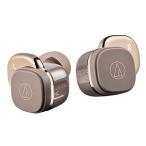 オーディオテクニカ 完全ワイヤレスイヤホン ATH-SQ1TW2NC-CA カフェラテ ノイズキャンセリング Bluetooth