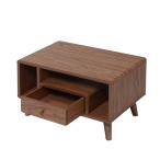 ショッピングテーブル JKプラン センターテーブル ローテーブル コンパクト ミニテーブル 幅60 奥行42.5 高さ35 FAP-0013-BR ブラウン